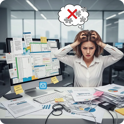Fragmented data, inconsistent reports across departments